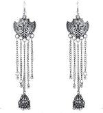 Load image into Gallery viewer, Abhinn Silver Oxidised Kashmiri Jhumki Earring For Women