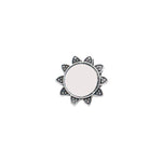 Load image into Gallery viewer, Abhinn Silver Oxidised Sun Shaped Mirror Ring For Women
