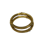 Load image into Gallery viewer, Abhinn Latest Royal Golden Plated Bangles Set with Crystal Stones and Jali Design For Women