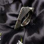 Load image into Gallery viewer, Abhinn Silver Replica Square Bracelet With Temple Design For Women