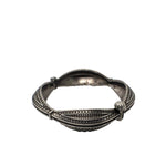 Load image into Gallery viewer, Abhinn Silver Replica Tribal Square Bracelet Engraved With Leaf Design For Women