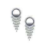 Load image into Gallery viewer, Abhinn Stylish German Silver Afghani Jhalar Earrings for Women