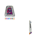 Load image into Gallery viewer, Abhinn Silver Oxidised Multi Colour Beaded Studs Earrings For Women