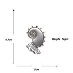 Load image into Gallery viewer, Abhinn Silver Replica Antique Sea Shell Design Earrings For Women