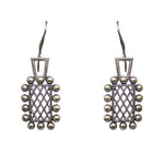 Load image into Gallery viewer, Abhinn Silver Replica Antique Window Design Earrings For Girls