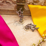 Load image into Gallery viewer, Abhinn Silver Replica Tree Branch Stud Jhumka Earring For Women