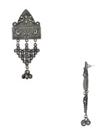 Load image into Gallery viewer, Abhinn German Silver Temple Design Dangler Earrings For Women