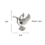 Load image into Gallery viewer, Abhinn Silver Replica Bird Design Studs Earrings
