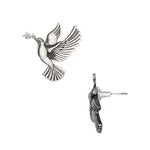 Load image into Gallery viewer, Abhinn Silver Replica Bird Design Studs Earrings