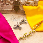 Load image into Gallery viewer, Abhinn Silver Replica Bird Design Studs Earrings