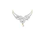 Load image into Gallery viewer, Abhinn Latest Floral Design AD Mangalsutra With Earrings For Women