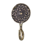 Load image into Gallery viewer, Abhinn Stylish Oxidised Silver Floral Design Non-Pierced Nose Pin For Women