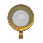 Load image into Gallery viewer, Abhinn Golden Oxidised White Pearl Non-Pierced Nose Pin For Women