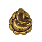 Load image into Gallery viewer, Abhinn Golden Oxidised Ganesha Design Pierced Nose Pin For Women