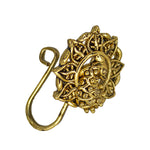 Load image into Gallery viewer, Abhinn Traditional Gold-Plated Peacock Design Non-Pierced Nose Pin For Women