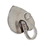 Load image into Gallery viewer, Unique Oxidised Silver Heart Shape Non-Pierced Nose Pin