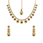 Load image into Gallery viewer, Latest Royal Designer Crystal Stone Necklace and Stud Earrings