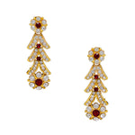 Load image into Gallery viewer, Latest Royal Designer Crystal Stone Necklace and Stud Earrings