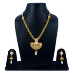 Load image into Gallery viewer, Royal Gold Plated Designer Kundan Stone Rani Har Design Necklace Set