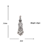 Load image into Gallery viewer, Abhinn Silver Oxidised Trendy Floral Design Necklace Set For Women