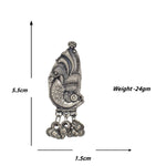 Load image into Gallery viewer, Abhinn Stylish Black Polished Floral And Peacock Design Mirror Choker Set For Women