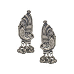 Load image into Gallery viewer, Abhinn Stylish Black Polished Floral And Peacock Design Mirror Choker Set For Women