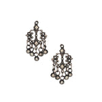 Load image into Gallery viewer, Abhinn Silver Oxidised Pigeon Cage Design Necklace Set For Women