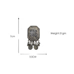 Load image into Gallery viewer, Abhinn Silver Oxidised Temple Design Necklace Set For Women