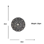 Load image into Gallery viewer, Abhinn Black Polished Tribal And Floral Design Choker Set For Women