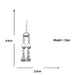 Load image into Gallery viewer, Abhinn Silver Oxidised Tribal Design Mirror Work Necklace Set For Women