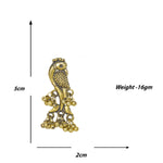 Load image into Gallery viewer, Abhinn Golden Oxidised Unique Parrot Design Necklace Set For Women