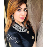 Load image into Gallery viewer, Abhinn Silver Oxidised Unique Parrot Design Necklace Set For Women