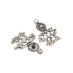 Load image into Gallery viewer, Abhinn Silver Oxidised Ethnic Design With Mirror Work Necklace Set For Women