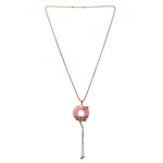 Load image into Gallery viewer, Beautiful Designer Golden Butterfly on Pink Pendant