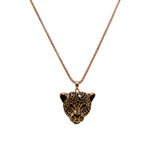 Load image into Gallery viewer, Latest Designer Statement Golden Leopard Pendant