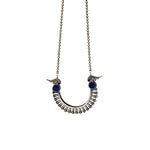 Load image into Gallery viewer, Abhinn Silver Replica Tribal Parrot Design Pendant With CZ Stones For Women