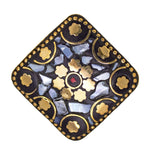 Load image into Gallery viewer, Abhinn Handmade Tibetan Gold Plated White Floral Adjustable Rings For Women