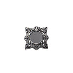 Load image into Gallery viewer, Abhinn Silver Oxidised Unique Temple Design Ring With Mirror For Women