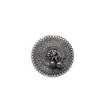 Load image into Gallery viewer, Abhinn Silver Oxidised Temple Design Ring With Ghungroo For Women