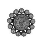 Load image into Gallery viewer, Abhinn Silver Replica Antique Floral Design Ring For Women