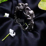 Load image into Gallery viewer, Abhinn Silver Replica Bracelet With Elephant Design White CZ Stones For Girls