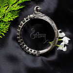 Load image into Gallery viewer, Abhinn Silver Replica Bracelet Engraved With Peacock Design For Women