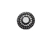 Load image into Gallery viewer, Abhinn Silver Oxidised Temple Design Mirror Ring For Women
