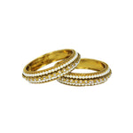 Load image into Gallery viewer, Abhinn Latest Royal Golden Plated With Kundan Crystal Stones Bangles Set For Women
