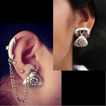 Load image into Gallery viewer, Abhinn Silver Replica Antique Vintage Telephone Design Earrings For Women
