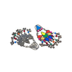 Load image into Gallery viewer, Abhinn Afghani Silver Oxidised Tribal Design Multi Colour Dangler Earrings For Women
