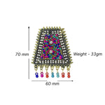 Load image into Gallery viewer, Abhinn Golden Oxidised Multi Colour Beaded Studs Earrings For Women
