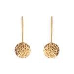 Load image into Gallery viewer, Abhinn Beautiful Hammered Rose-gold Circle Drop Earrings For Women
