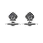 Load image into Gallery viewer, Abhinn Silver Replica Antique Coin Design Earrings For Women
