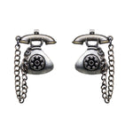 Load image into Gallery viewer, Abhinn Silver Replica Antique Telephone Design Earrings For Women
